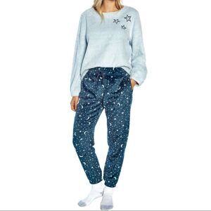 Wildfox Night Sky Velour Lounge Pant Set NWT M